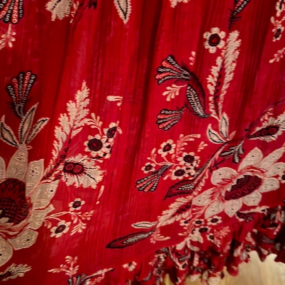 Zimmerman; Size 3 (10) l; Gorgeous silk dress with full slip liner; red - Picture 8 of 9